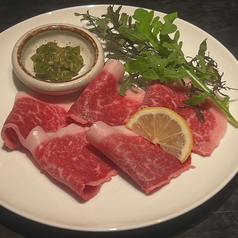 広島和牛のコウネの炙り