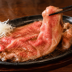 黒毛和牛の焼きすき