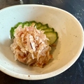 料理メニュー写真&nbsp;鶏梅軟骨と胡瓜