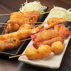 串かつ盛り合わせ