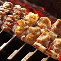 料理メニュー写真&nbsp;国産鶏使用！串焼き5種盛り合わせ