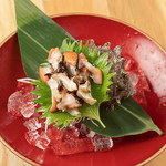 【生け簀】活サザエのお造り