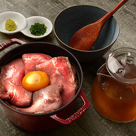 低温調理のローストビーフと地元食材を使ったメニュー★