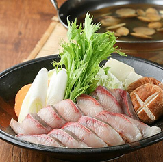 貝出汁ぶりのしゃぶしゃぶ 一人前