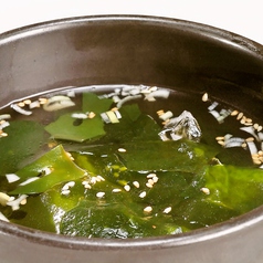 わかめスープ/野菜スープ/玉子スープ