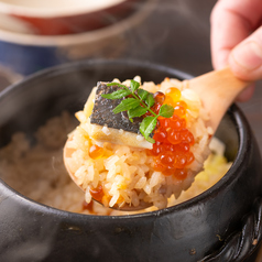 炭焼き魚の土鍋ご飯