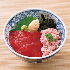 まぐろたたきと赤鉄火丼