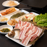 王道サムギョプサルも大人気！本場韓国の味を心ゆくまで