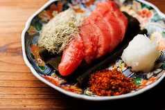 辛子明太子昆布〆
