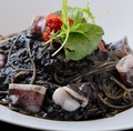 料理メニュー写真&nbsp;ヤリイカのイカスミソース