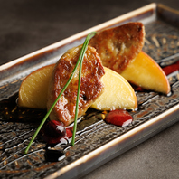 アニバーサリーコースにてフォアグラ創作料理を◎