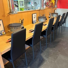 カウンター2名様掛け　3席