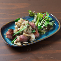 料理メニュー写真&nbsp;砂肝と舞茸のねぎ塩だれ