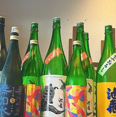 日本酒は常に15種以上ご用意してます。