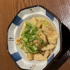 鶏皮味噌煮