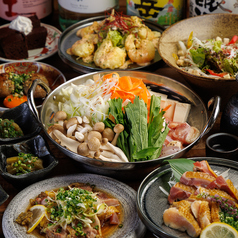 薩摩地鶏×焼き鳥と完全個室 鶏と炉 難波店のコース写真