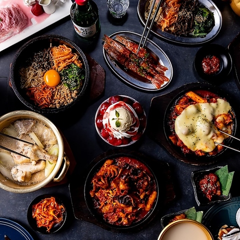 チュクミやサムギョプサル食べ放題など堪能！本場さながら韓国料理をお楽しみください