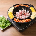 料理メニュー写真 エビロールサムギョプサル～サンチュ付き～(1人前)