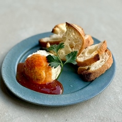 クリームチーズ豆腐 自家製トマトはちみつソース