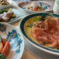 お好みのお料理が選べるプリフィックスコース