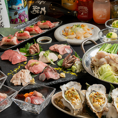 肉刺しと牡蠣 びー〇 ビーマルのコース写真