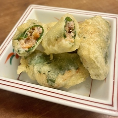 なめろう大葉包み天ぷら