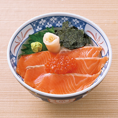 オランダ島サーモンといくら丼