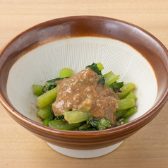 本日の青菜の胡麻和え