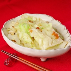 台湾オリーブとキャベツ炒め