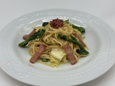 菜の花と梅の春パスタ