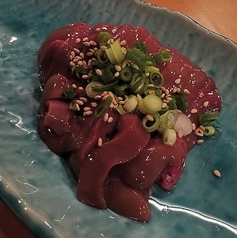 妻地鶏レバー刺し