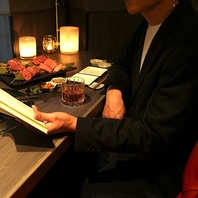 平日はお一人様から。静かに愉しむ焼肉時間を。