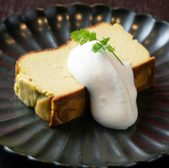 抹茶のバスクチーズケーキ