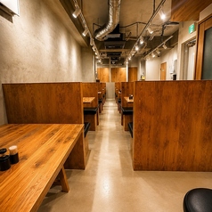 【店舗貸切40名様~最大57名様】大人数でのご宴会には貸切がおすすめ!一体感のある空間で、歓送迎会や企業宴会などを気兼ねなくお楽しみいただけます。ご予算やご要望など、お気軽にお問い合わせください。