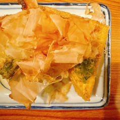 焼き厚揚げ 青唐辛子味噌