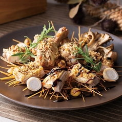 チキンのロースト デュカスパイスとバルサミコソース