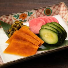 漬物盛り合わせ