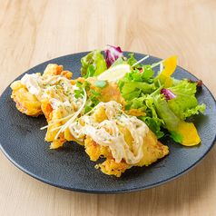 とり天タルタルソースかけ