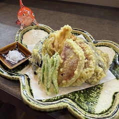その日の天婦羅盛り