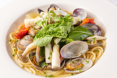 アサリと筍、ルッコラのボンゴレビアンコ　セット