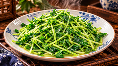 にんにく香る豆苗炒め