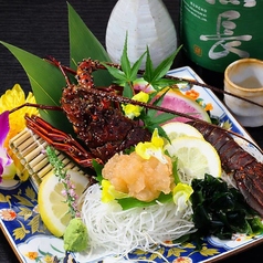 伊勢海老の活き造り