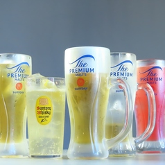 ビールや角ハイボール等種類豊富なドリンクをご用意◎