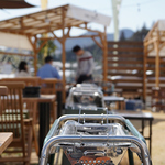 ガーデンエリアも全ブース屋根付きで、強い日差しや雨も防げます♪