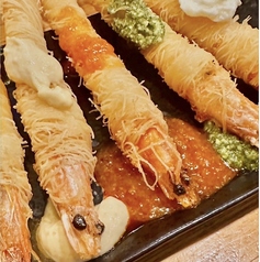 パナメイ海老のカダイフ巻き