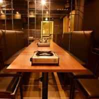 上質な空間で、北海道直送の厳選ラムしゃぶをを味わえる