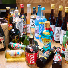 翠ジン+ジャスミンティー 翠ジン+ジンジャエールなど…割り方色々♪お気軽にご相談ください