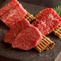 和牛三種盛り合わせ（タレor塩ダレ）