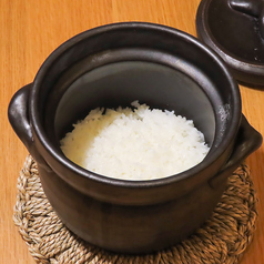 一釜ずつ丁寧に炊き上げる、釜炊きごはん