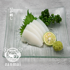 甘み広がる いか刺し